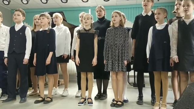 М. Глинка "Жаворонок". Сводный хор ДШИ 12 г. Челябинск смотреть онлайн