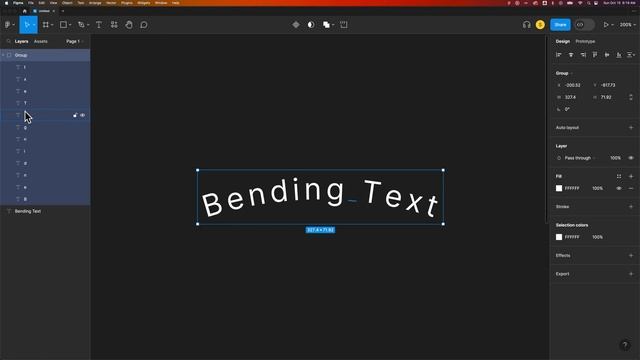How to Curve Text in Figma смотреть онлайн