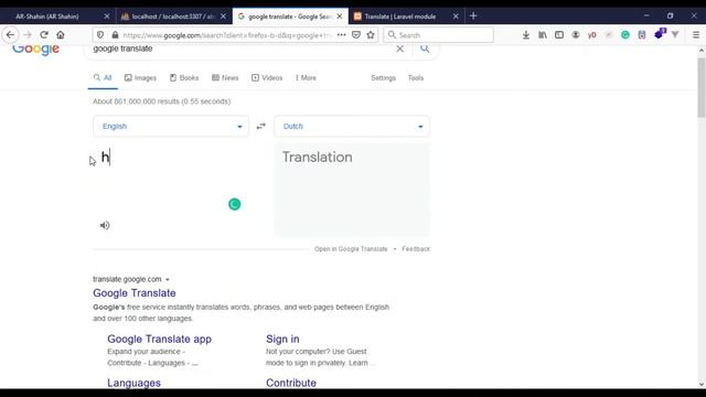 Clone Google Translate using Laravel and Ajax смотреть онлайн