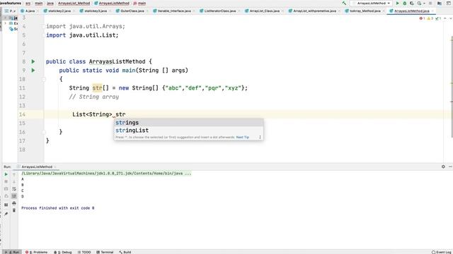 Arrays.asList() Method in JAVA смотреть онлайн