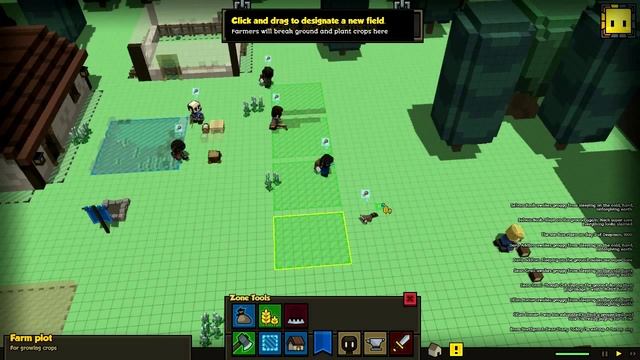 Stonehearth, развитие деревушки, постройка барака и ферм :) E1 смотреть онлайн