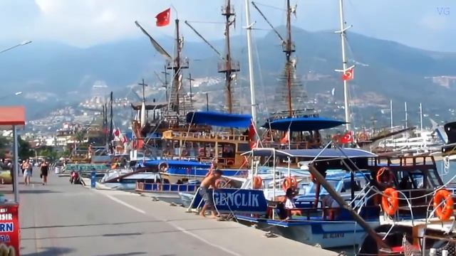 Seaport In Alanya / Морской порт в Аланьи