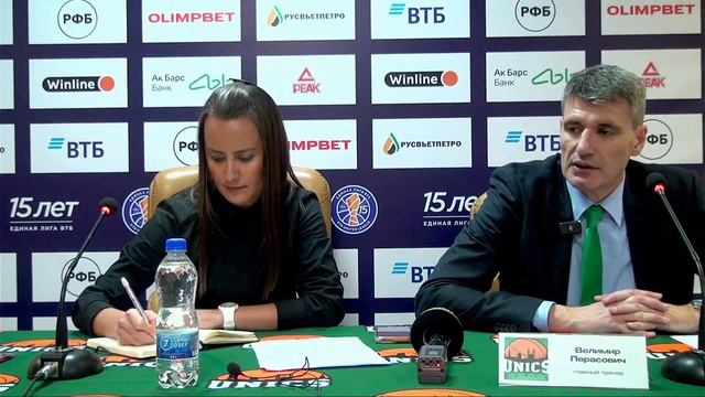Послематчевая пресс-конференция УНИКС (Казань) vs Енисей (Красноярск) [18.11.2023] смотреть онлайн