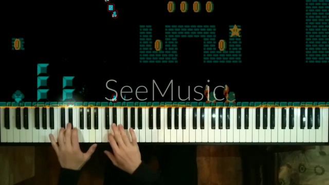 Super Mario Bros. Medley [Overworld/Underground/Underwater] piano cover смотреть онлайн