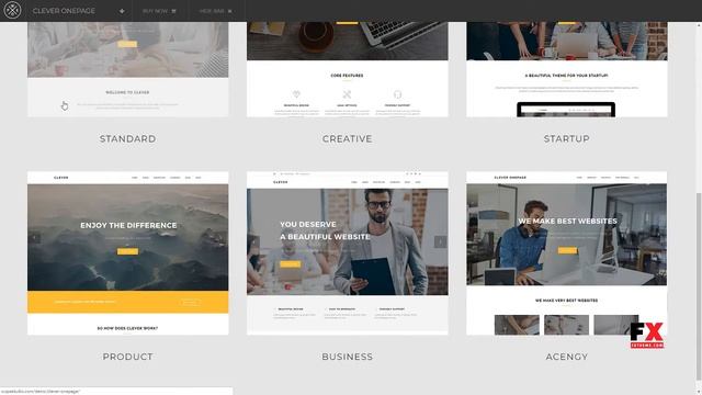 Clever One Page - Creative WordPress Theme Zoroaster Lucian смотреть онлайн