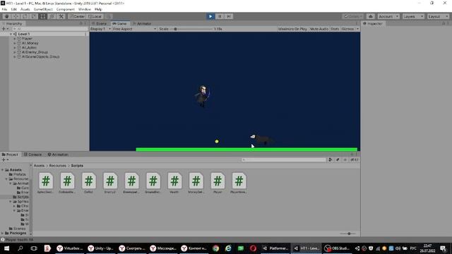 Набросок моей игры на Unity смотреть онлайн