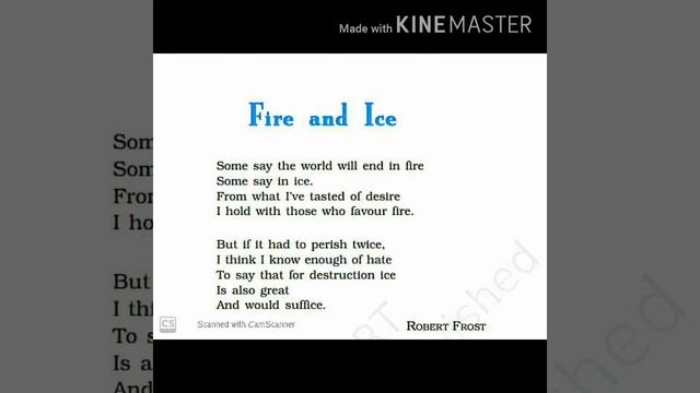Class 10 First Flight Poetry-2 "FIRE AND ICE" смотреть онлайн