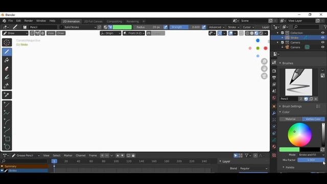 Extract color palette from image Blender _ Grease pencil tutorial смотреть онлайн