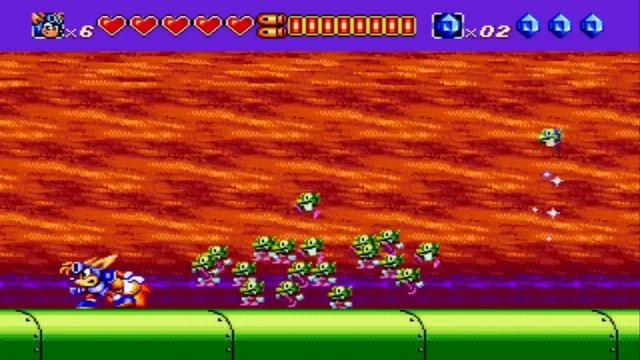 Sparkster: Rocket Knight Adventures 2 (Genesis) Playthrough смотреть онлайн