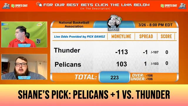 NBA, NCAAB, NHL Picks and Predictions 3/26/24 + Q&A -- LIVE смотреть онлайн