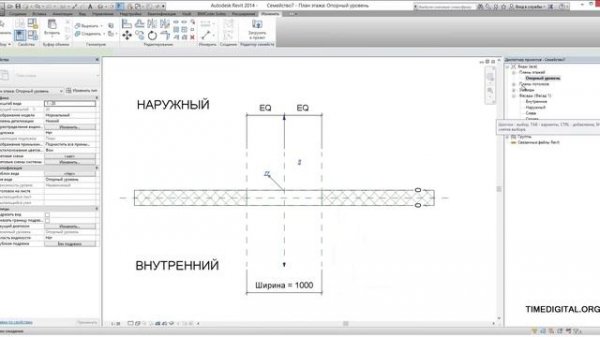 Создание индивидуального окна в Revit architecture. Автор - Андрей Кузьменко. Timedigital.org