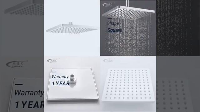 Bathroom Large Spray Face Water Outlet Top Ceiling Overhead Shower Head смотреть онлайн