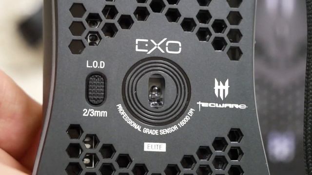 16000 DPI Lightweight Gaming Mouse Tecware EXO Elite RGB Pixart 3389
