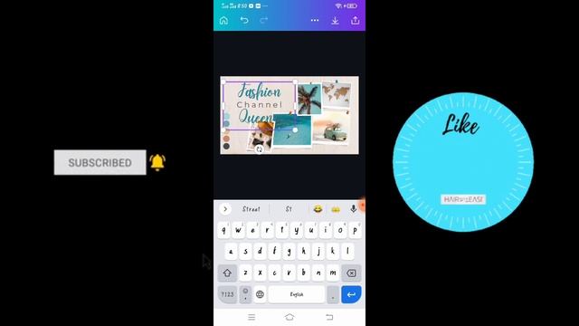 How to make YouTube BackCover photo|| Best photo editor || #youtube #canva смотреть онлайн