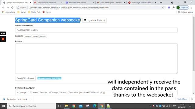 Learn how to get datas with WebSocket смотреть онлайн