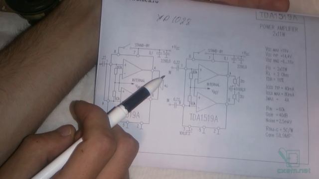 Обзор TDA1519A - УНЧ смотреть онлайн