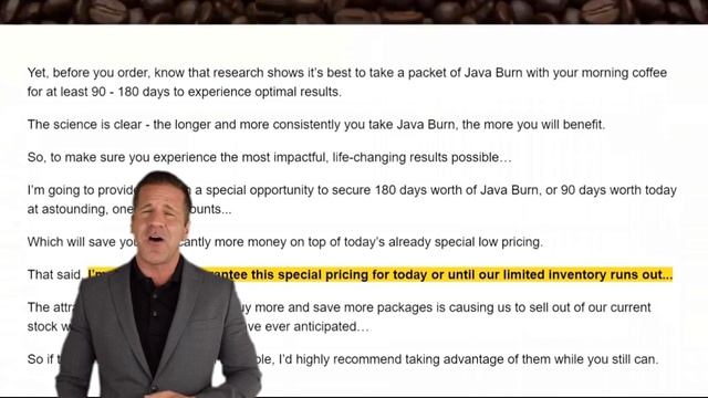 Java Burn Review ⚠️ BE CAREFUL BEFORE BUYING ⚠️ смотреть онлайн