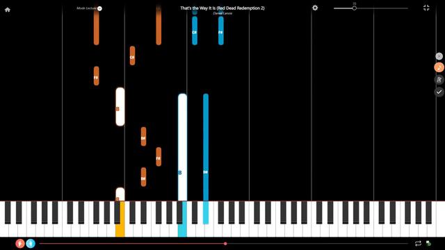 That's the Way it is RDR2 Piano Tutorial смотреть онлайн