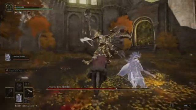 Draconic Tree Sentinel (Capital Outskirts) Boss Fight - Elden Ring (PS4) смотреть онлайн
