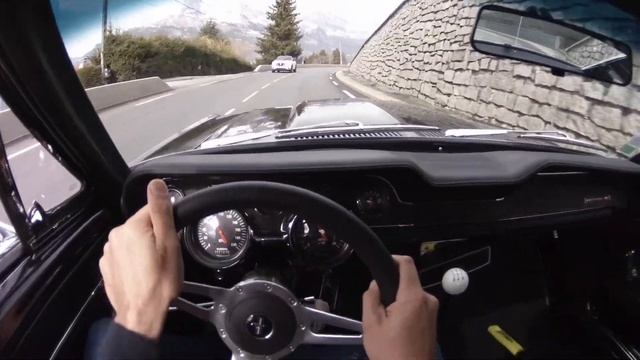 YOU DRIVE the MUSTANG FASTBACK 1968! POV relaxed driving смотреть онлайн