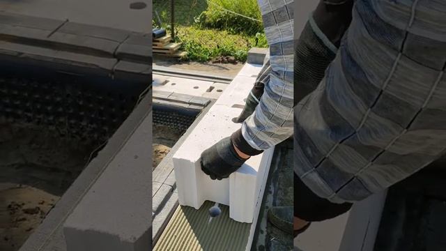 Кладка блоков Silka