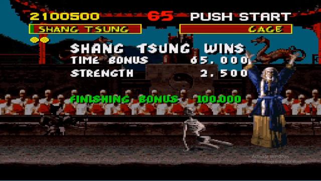 Mortal Kombat 1 (Super Nintendo) - Shang Tsung Gameplay смотреть онлайн