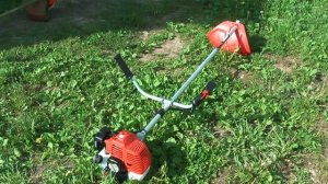 Миниобзор на бензотриммер с электростартером