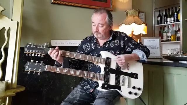 Guitar Files #44 Double Neck Gibson Copy- Riverside! Played live by Adrian Withers. смотреть онлайн