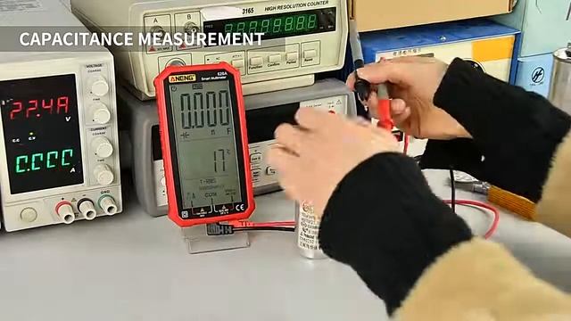 ANENG-multímetro Digital inteligente 620A смотреть онлайн