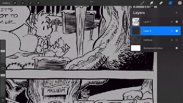 How to create Comic Halftones or Letraset Dots in Procreate смотреть онлайн