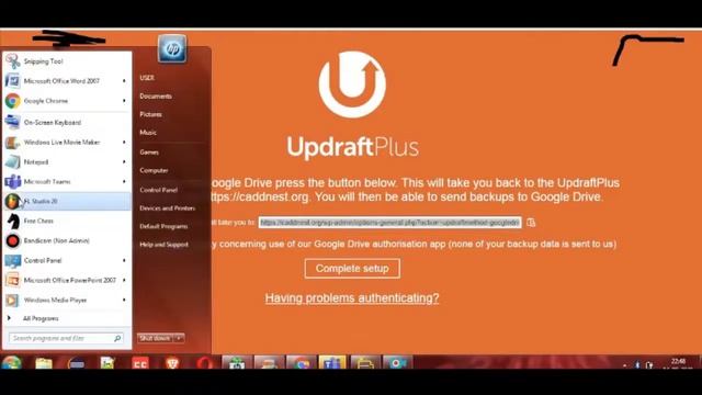 Updraftplus WordPress backup/restore plugin setup tutorial hindi full backup website to google driv смотреть онлайн