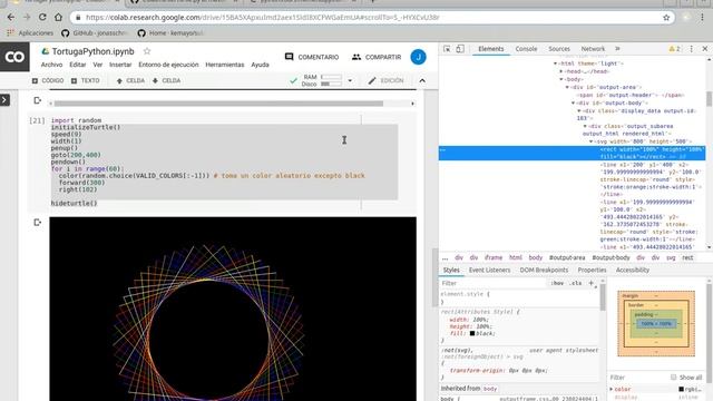 Python Tortuga: Guardar como gráfico SVG смотреть онлайн