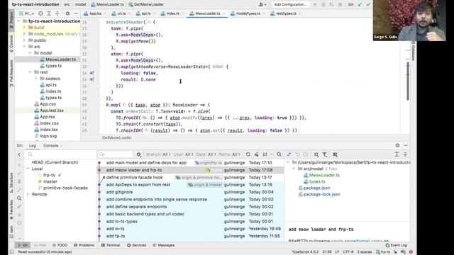 Демонстрация применения fp-ts совместно с React в простых примерах (Сергей Гулин) смотреть онлайн