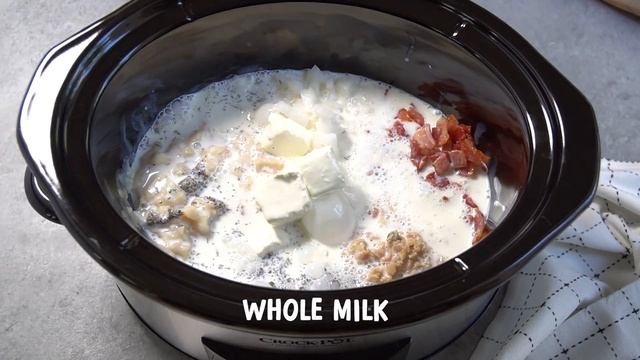 Slow Cooker Easy Clam Chowder  {Semi-homemade Recipe That Tastes Like Restaurant Quality!}