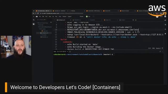 Developers Let's Code (Containers) Build your first container application with AWS Elastic Beanstal смотреть онлайн