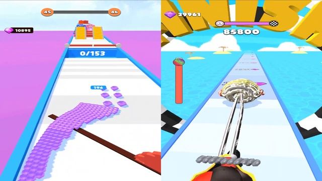 Satisfying Mobile Games 2023 - Canvas Run, Rope-Man Run, Tall Man Run, Long Neck Run, Going Balls.. смотреть онлайн