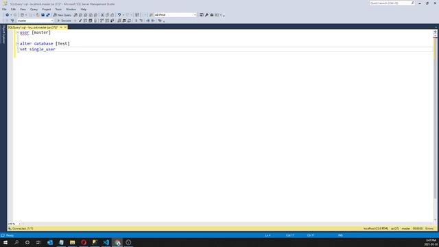 Restore Database failed because database is in use смотреть онлайн