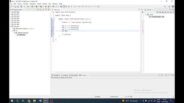 Diferença (URI 1007) - Exercício resolvido em Java - Beecrowd смотреть онлайн