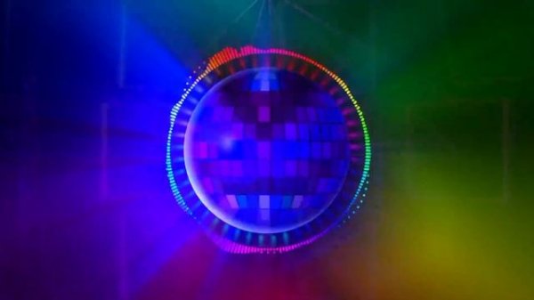 Диско Шар Яркий Видео фон для Вечеринки или Дискотеки 1 час