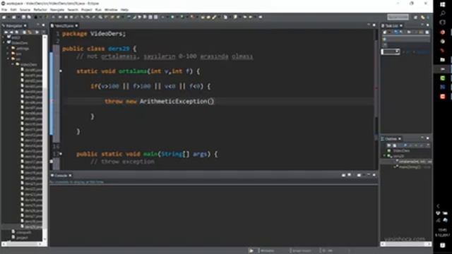 JAVA - 35 - Throw Exception смотреть онлайн
