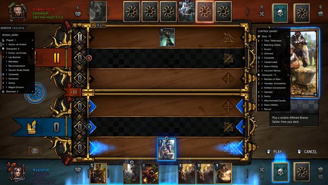 ARTEFACT INFANTRY - Gwent: The Witcher Card Game #6 [Control NG] смотреть онлайн