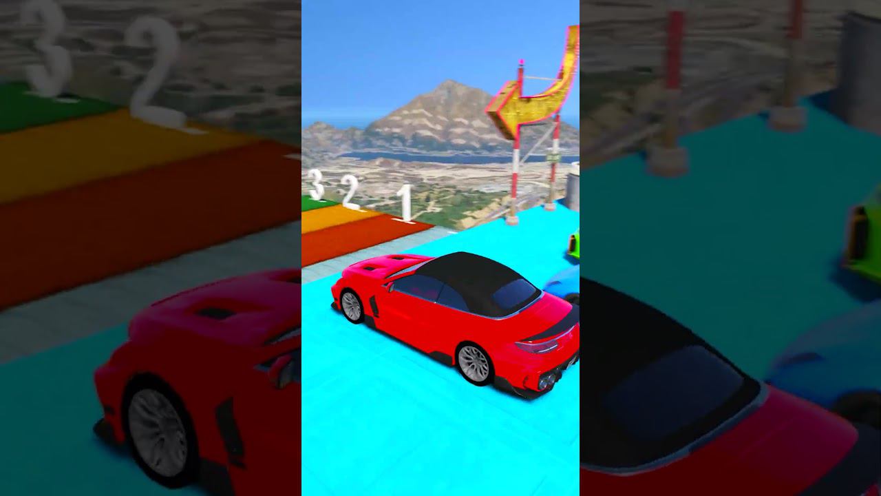 КАК ДАЛЕКО ПО ДЫРЯВЫМ БЛОКАМ ПРОЕДЕТ ЧИТ ТАЧКА? СМОТРИ НЕ УПАДИ В ГТА 5! #shorts смотреть онлайн