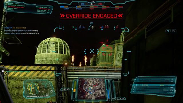 Warhammer IIC A - Nuke Hammer | Mechwarrior Online смотреть онлайн