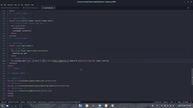 #3 MEMBANGUN COMPANY PROFILE DENGAN LARAVEL | Templating смотреть онлайн