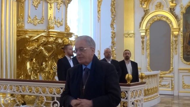 М.Б.Пиотровский в Большой церкви Государственного Эрмитажа смотреть онлайн