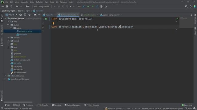 Деплоим Django приложение при помощи jwilder/nginx-proxy смотреть онлайн