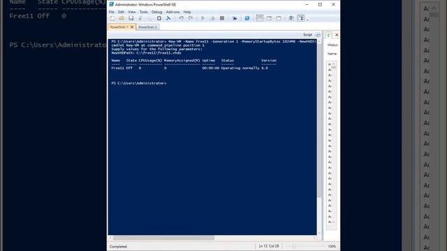 2. Создание виртуальной машины #FreeBSD с помощью PowerShell [Windows Server 2016] смотреть онлайн