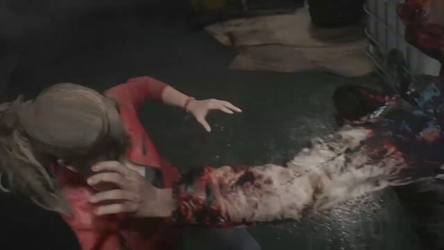 RESIDENT EVIL 2 Remake First Fight with G Birkin смотреть онлайн