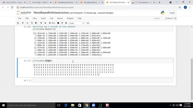 Naive Bayes Multiclass | KNN Multiclass classification Python code смотреть онлайн