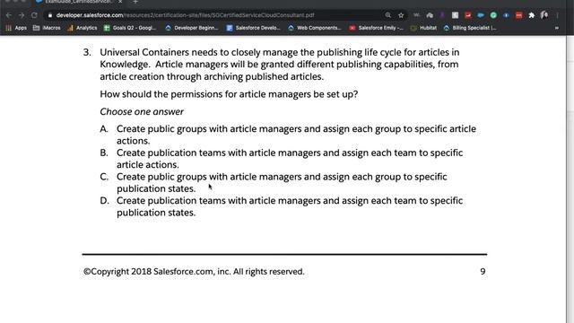 Salesforce Service Cloud Consultant Exam Practice Questions (2020) смотреть онлайн